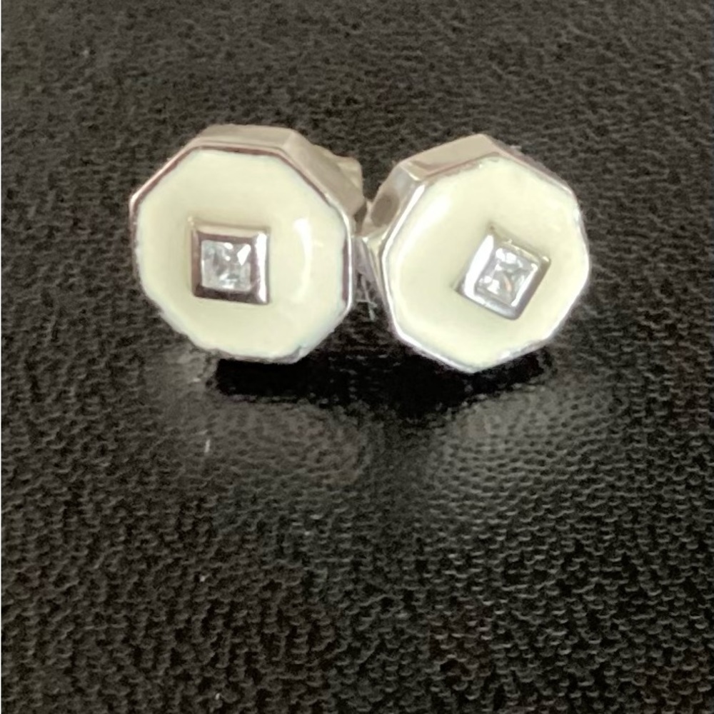 Sterling silver earrings.